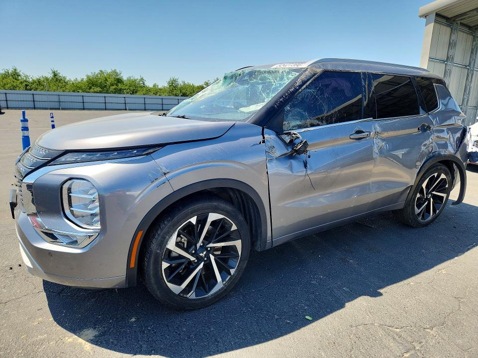 2022 Mitsubishi VIN JA4J3VA83NZ070750 COPART salvage auction — SIDE, Ca - Salvage Certificate, sold $3,950 on 2026-07-13 (photo 1)