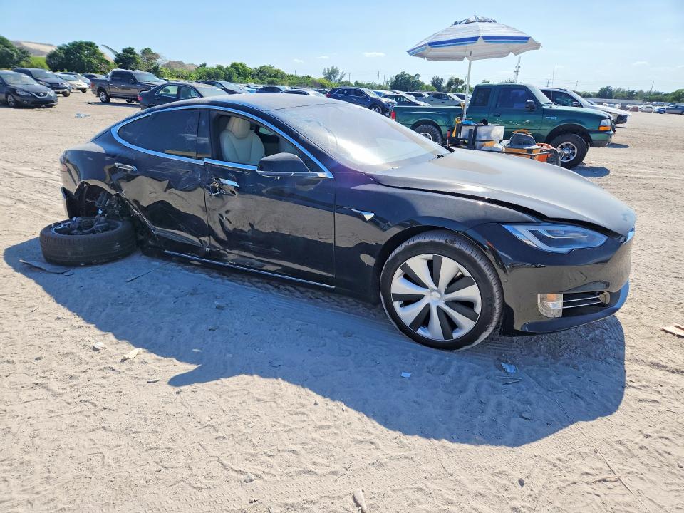 2021 Tesla Model s VIN 5YJSA1E29MF425715 COPART salvage auction — SIDE, Fl - Certificate Of Destruction, sold $8,300 on 2026-07-09 (photo 4)