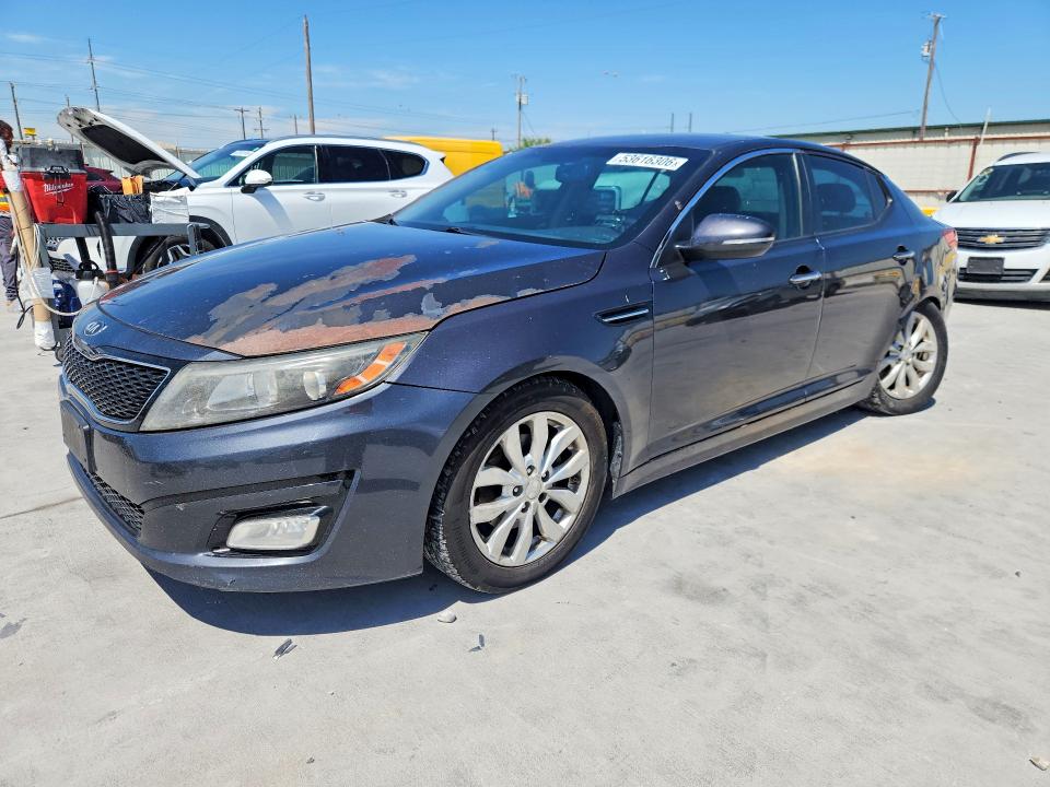 2015 Kia VIN 5XXGN4A72FG518704 COPART salvage auction — FRONT END, Tx - Salvage Vehicle Title, sold $150 on 2026-07-05 (photo 1)