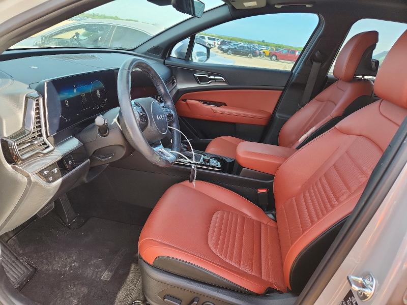 2024 Kia Sportage VIN 5XYK5CDF3RG219455 COPART salvage auction — FRONT END, TX - SALVAGE VEHICLE TITLE, sold $13,100 on 2026-07-30 (photo 7)