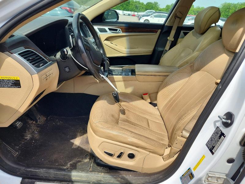 2015 Hyundai Genesis VIN KMHGN4JEXFU039712 COPART salvage auction — FRONT END, Oh - Cert Of Title-Salvage, sold $2,250 on 2026-07-16 (photo 7)