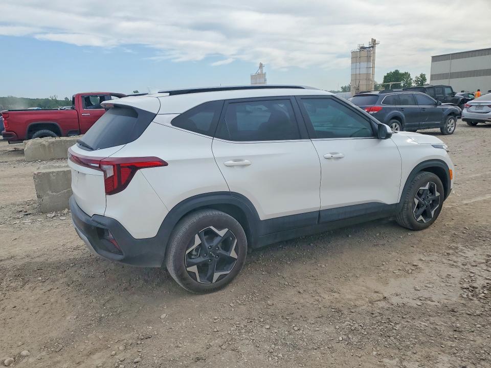 2025 Kia Seltos VIN KNDER2AA8S7783772 COPART salvage auction — HAIL, Mo - Salvage Certificate Of Title, sold $11,300 on 2026-07-14 (photo 3)