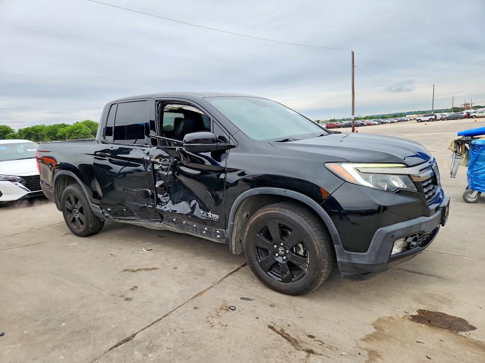 2019 Honda Ridgeline VIN 5FPYK3F8XKB017721 COPART salvage auction — SIDE, TX - SALVAGE VEHICLE TITLE (P), sold $6,600 on 2026-07-02 (photo 4)