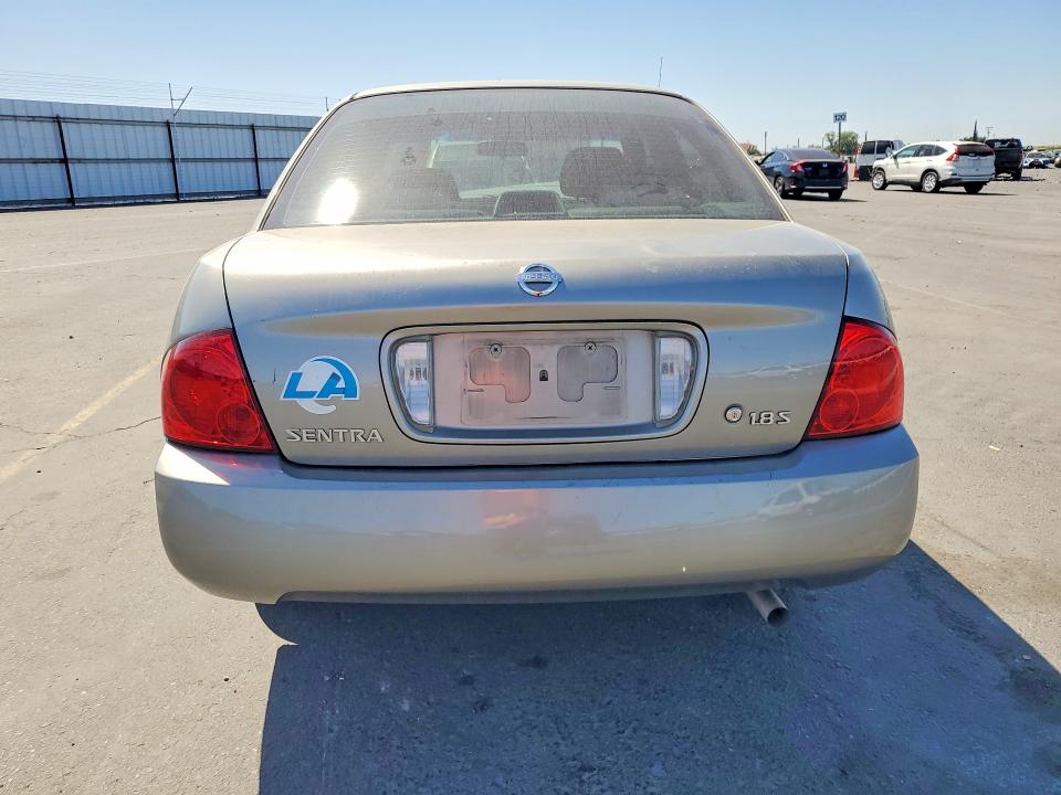 2004 Nissan Sentra VIN 3N1CB51D14L917840 COPART salvage auction — FRONT END, Ca - Salvage Certificate, sold $600 on 2026-07-02 (photo 6)