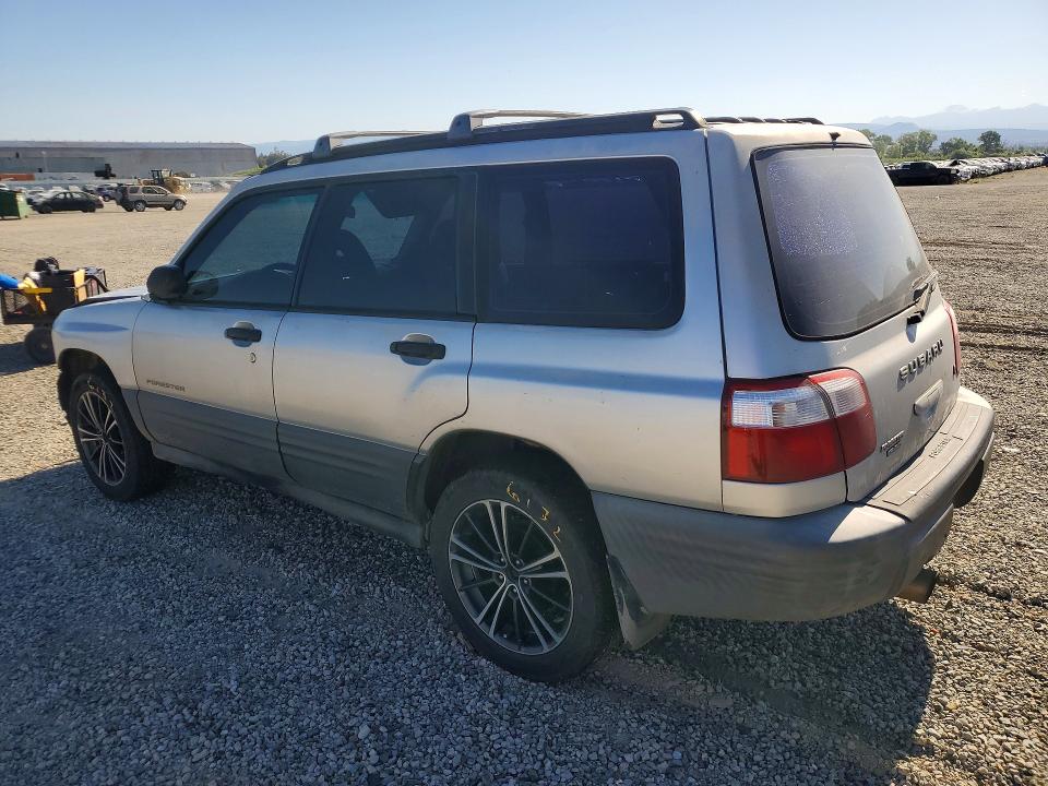 2002 Subaru Forester VIN JF1SF63552G731010 COPART salvage auction — FRONT END, Ca - Salvage Certificate, sold $60 on 2026-07-10 (photo 2)