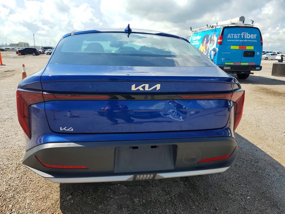 2025 Kia K4 VIN 3KPFT4DE9SE034284 COPART salvage auction — FRONT END, Tx - Nonrepairable Title, sold $6,200 on 2026-07-06 (photo 6)