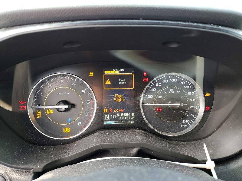 2021 Subaru Xv VIN JF2GTHSC9MH345502 COPART salvage auction — FRONT END, On - Permit Irrepairable, sold $1,700 on 2026-07-07 (photo 9)