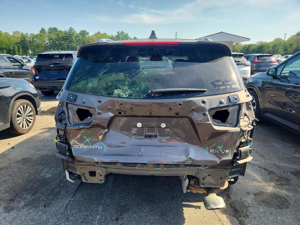 2019 Kia Sorento VIN 5XYPHDA59KG499628 COPART salvage auction — REAR END, Ri - Salvage Certificate Of Title, sold $4,150 on 2026-07-09 (photo 6)