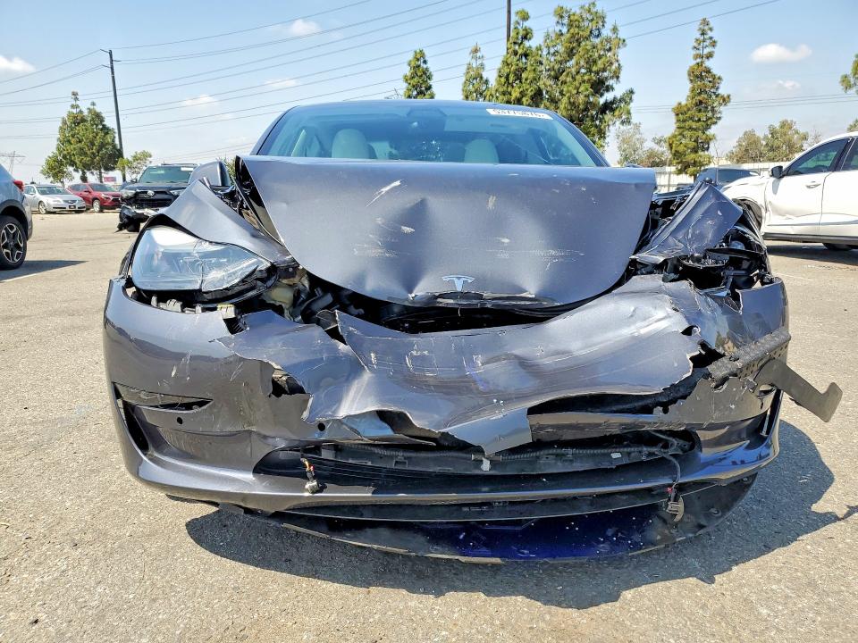 2021 Tesla VIN 5YJ3E1EB3MF875594 COPART salvage auction — REAR END, Ca - Salvage Certificate, sold $3,600 on 2026-07-30 (photo 5)