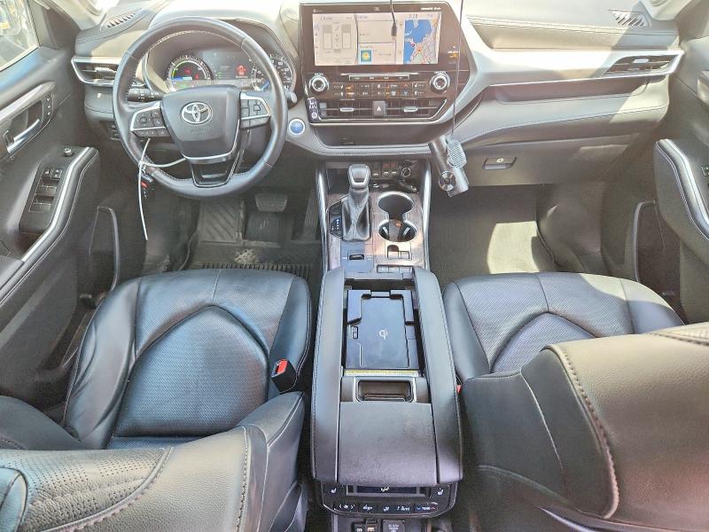 2021 Toyota Highlander VIN 5TDFARAH6MS004699 COPART salvage auction — FRONT END, GA - CERT OF TITLE-SALVAGE, sold $17,300 on 2026-07-09 (photo 8)