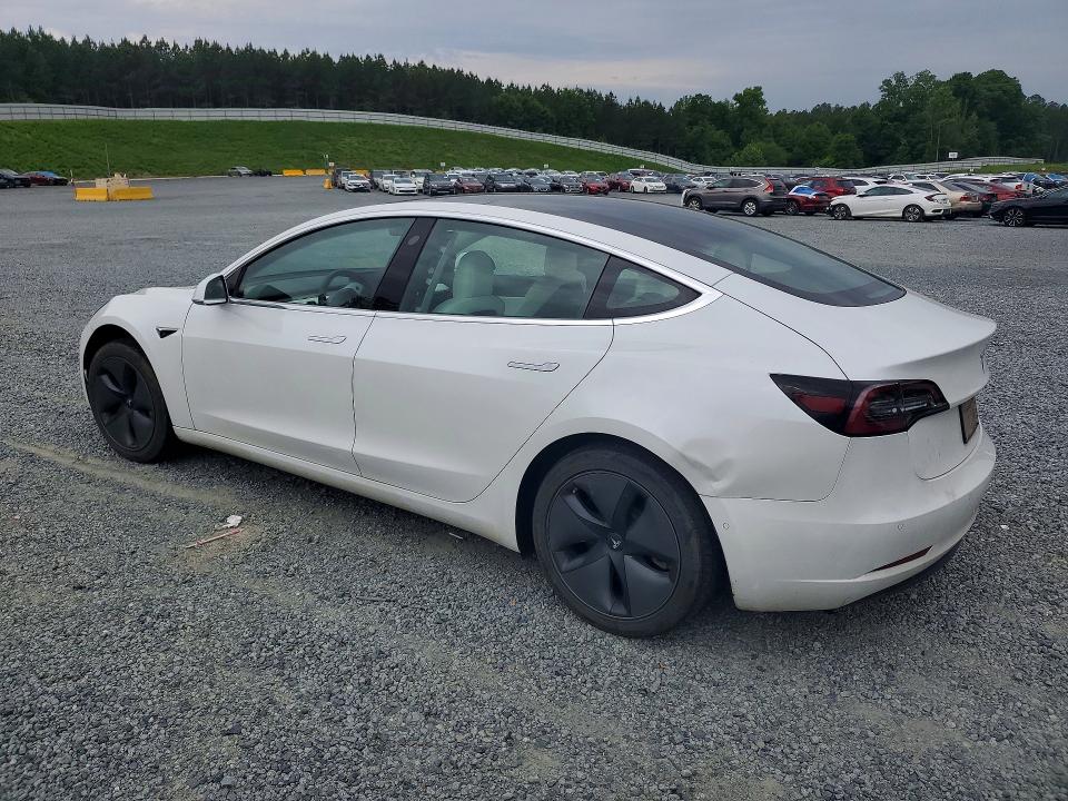 2020 Tesla Model 3 VIN 5YJ3E1EA4LF615453 COPART salvage auction — REAR END, Nc - Salvage Certificate Of Title, sold $4,650 on 2026-07-09 (photo 2)