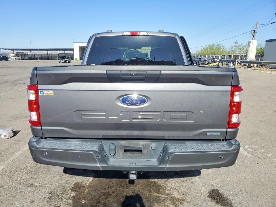 2021 Ford F-150 VIN 1FTEW1CP1MKE92261 COPART salvage auction — SIDE, Tx - Salvage Vehicle Title, sold $10,799 on 2026-07-31 (photo 6)