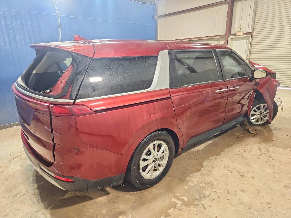 2022 Kia Carnival VIN KNDNB4H36N6173094 COPART salvage auction — FRONT END, Tx - Certificate Of Title, sold $1,750 on 2026-07-02 (photo 3)