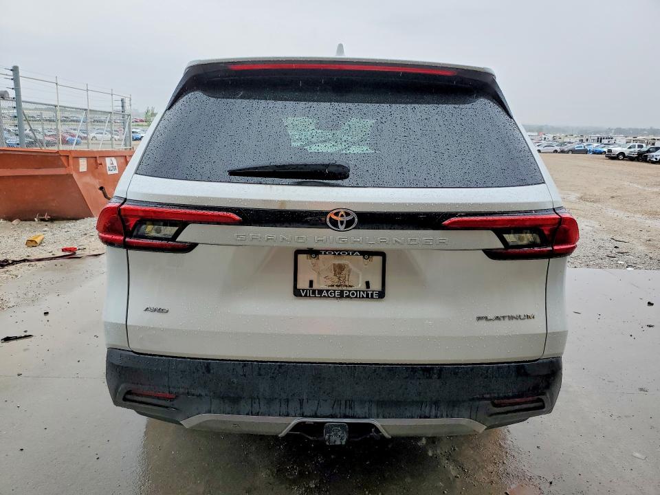 2024 Toyota Highlander VIN 5TDAAAB57RS050064 COPART salvage auction — FRONT END, Ne - Cert Of Title-Salvage, sold $20,000 on 2026-07-07 (photo 6)