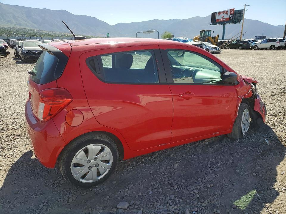 2017 Chevrolet Spark VIN KL8CB6SA5HC709851 COPART salvage auction — FRONT END, Ut - Salvage Certificate, sold $550 on 2026-07-13 (photo 3)