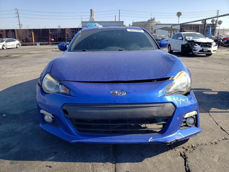 2016 Subaru Brz VIN JF1ZCAC11G8602612 COPART salvage auction — FRONT END, Ca - Salvage Certificate, sold $3,000 on 2026-07-15 (photo 5)