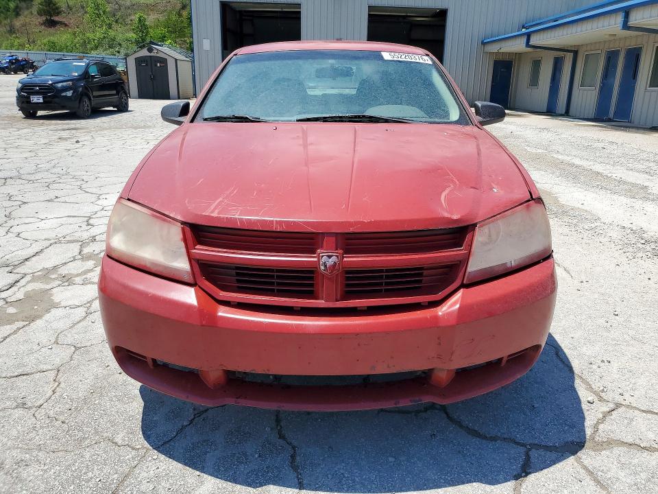 2008 Dodge Avenger VIN 1B3LC46KX8N622190 COPART salvage auction — FRONT END, Oh - Cert Of Title-Salvage, sold $225 on 2026-07-02 (photo 5)