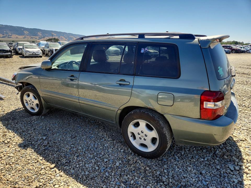 2006 Toyota Highlander VIN JTEDP21A860096870 COPART salvage auction — FRONT END, CA - SALVAGE CERTIFICATE, sold $60 on 2026-07-21 (photo 2)