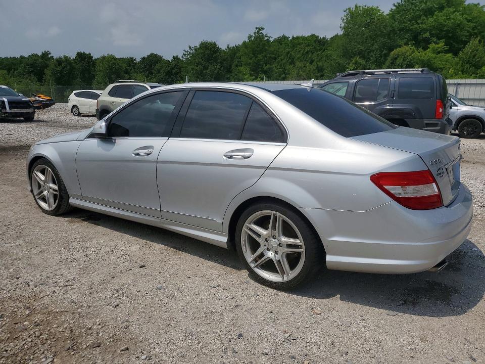2008 Mercedes-benz C class VIN WDDGF54X08R038472 COPART salvage auction — FRONT END, Ar - Cert Of Title-Salvage, sold $650 on 2026-07-08 (photo 2)