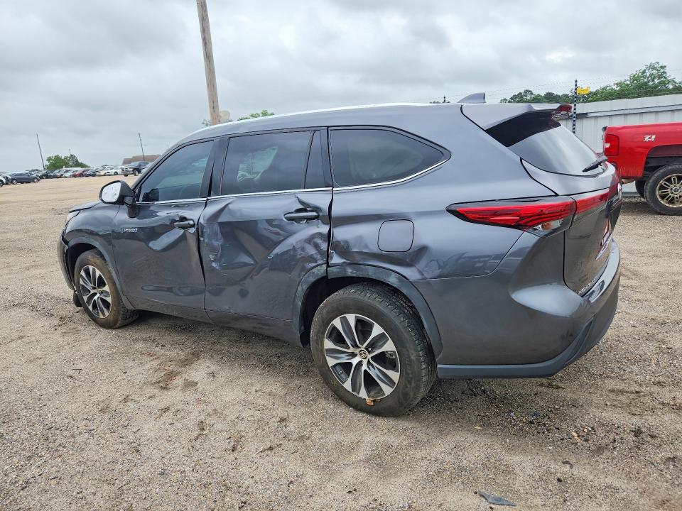 2020 Toyota Highlander VIN 5TDGARAH6LS502842 COPART salvage auction — FRONT END, Al - Cert Of Title-Salvage Title, sold $7,700 on 2026-07-30 (photo 2)