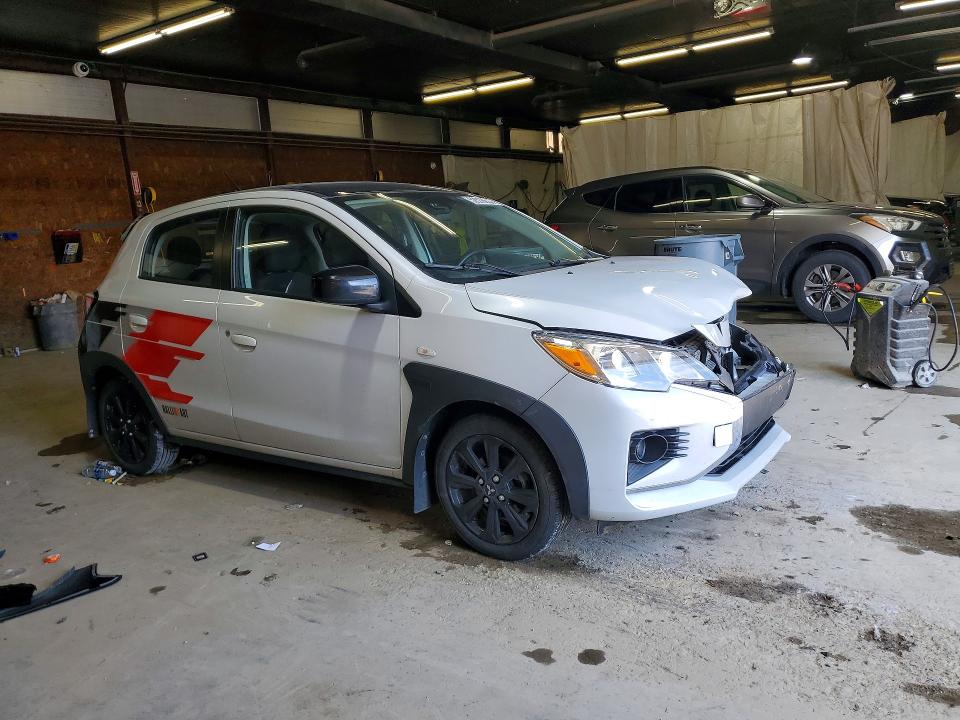 2024 Mitsubishi Mirage VIN ML32AWHJ5RH010790 COPART salvage auction — FRONT END, Pa - Certificate Of Salvage, sold $2,550 on 2026-07-16 (photo 4)