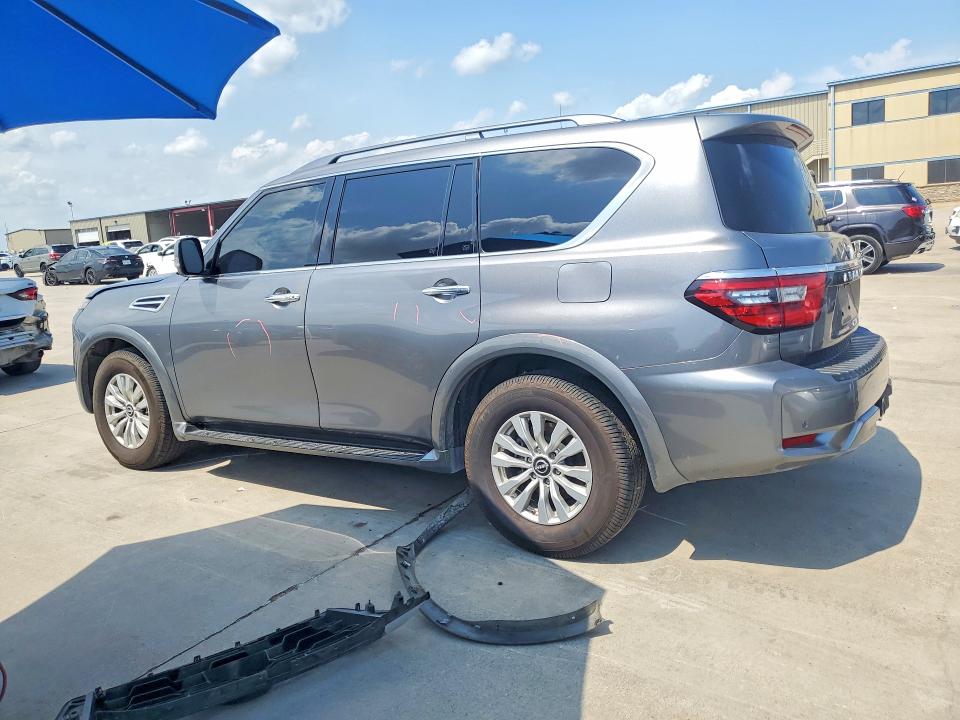 2023 Nissan Armada VIN JN8AY2AC9P9181711 COPART salvage auction — FRONT END, Tx - Salvage Vehicle Title, sold $10,500 on 2026-07-20 (photo 2)