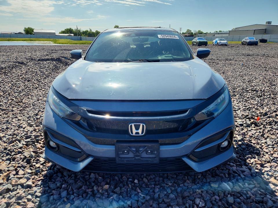 2021 Honda VIN SHHFK7H91MU411512 COPART salvage auction — HAIL, Mo - Salvage Certificate Of Title, sold $8,900 on 2026-07-27 (photo 5)