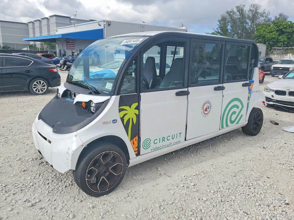 2023 Global electric motors E6 VIN 7SXG6AEA5P5507684 COPART salvage auction — REAR END, NJ - CERT OF TITLE-SALVAGE, sold $3,350 on 2026-07-28 (photo 1)