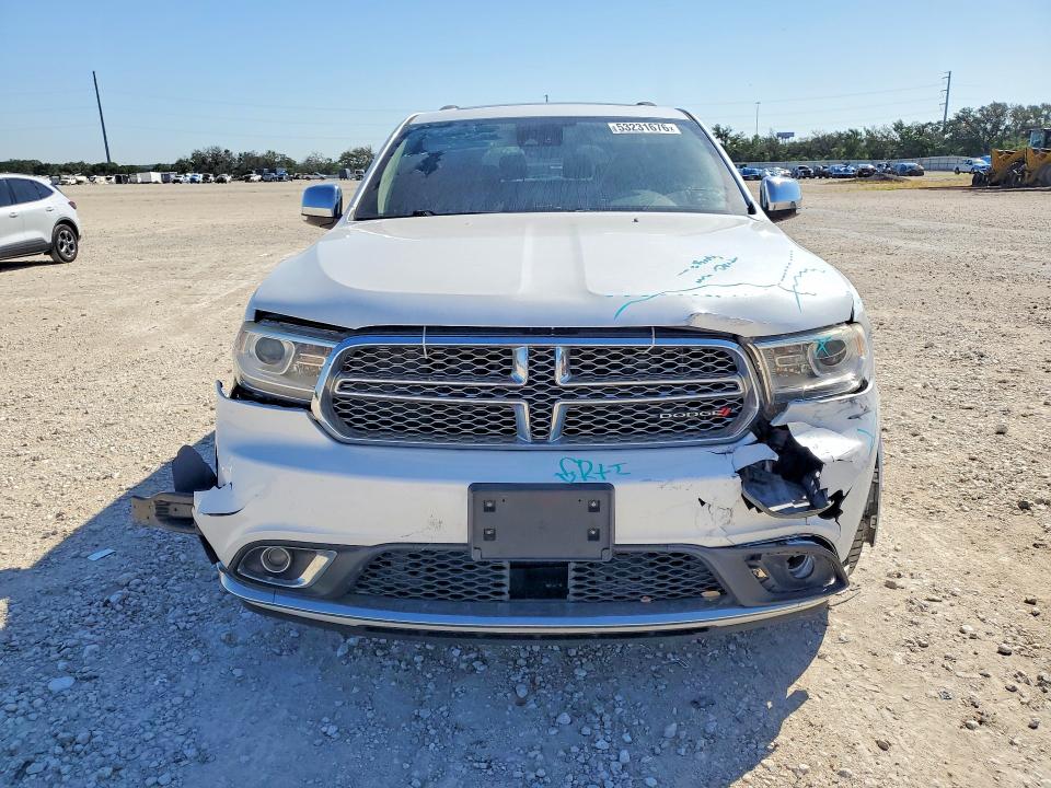 2017 Dodge Durango VIN 1C4RDHEG3HC680793 COPART salvage auction — FRONT END, Tx - Nonrepairable Title, sold $2,150 on 2026-07-02 (photo 5)