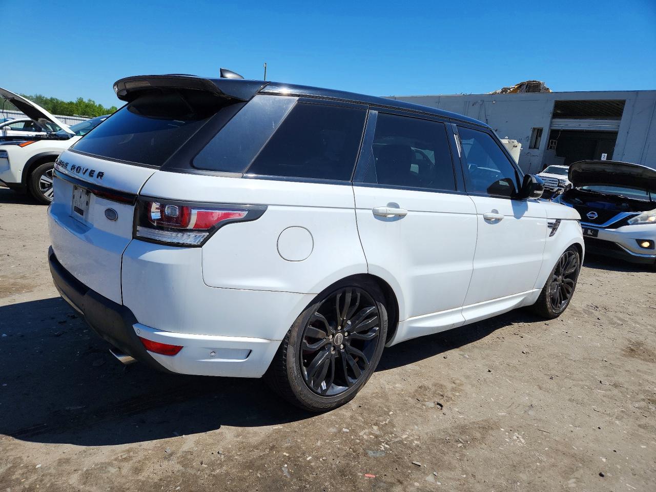 2017 Land Rover Range Rover Sport VIN SALWV2FV9HA155333 COPART salvage auction — Front End, VA - CERTIFICATE OF TITLE (P), sold $5,300 on 2026-07-05 (photo 3)