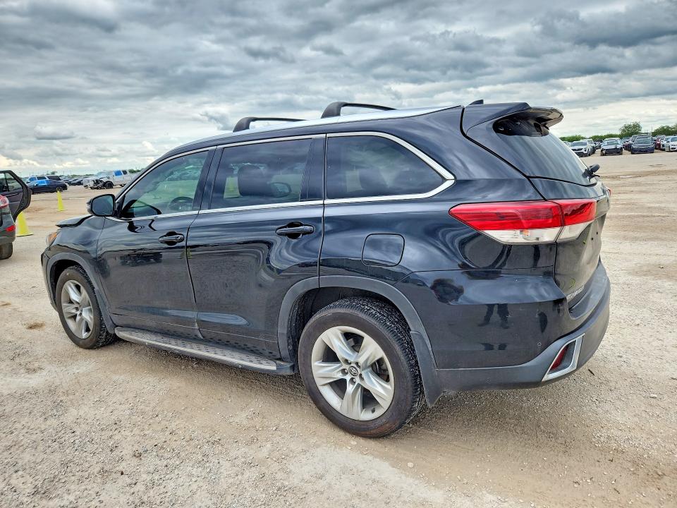 2019 Toyota Highlander VIN 5TDYZRFHXKS326690 COPART salvage auction — FRONT END, TX - SALVAGE VEHICLE TITLE (P), sold $10,100 on 2026-07-02 (photo 2)