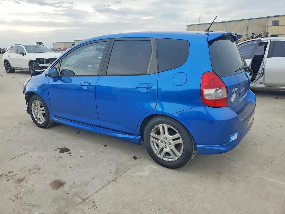 2007 Honda Fit VIN JHMGD38627S029249 COPART salvage auction — FRONT END, Co - Salvage Title, sold $1,100 on 2026-07-09 (photo 2)