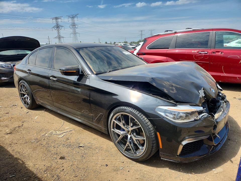 2018 BMW M5 VIN WBAJB9C58JB035446 COPART salvage auction — FRONT END, Il - Salvage Certificate, sold $9,100 on 2026-08-04 (photo 4)