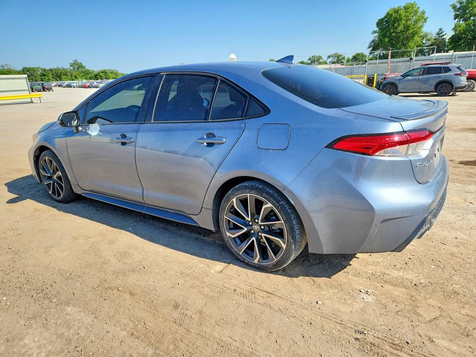 2021 Toyota Corolla VIN JTDS4MCE5MJ075031 COPART salvage auction — HAIL, Ks - Cert Of Title-Salvage, sold $5,700 on 2026-07-15 (photo 2)