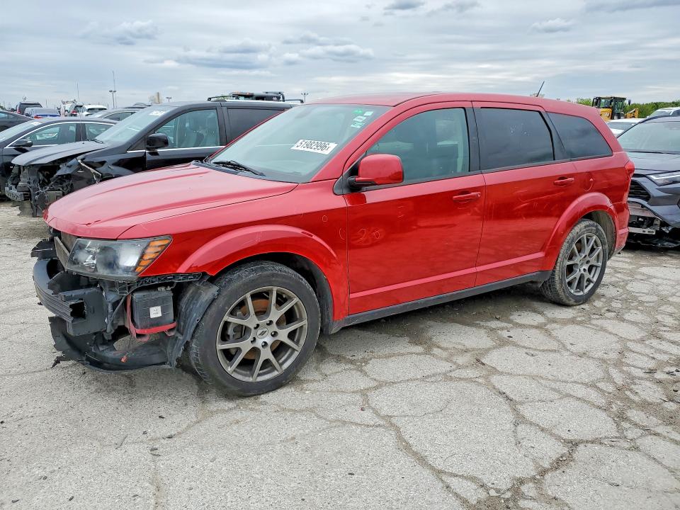2018 Dodge Journey VIN 3C4PDDEG6JT389926 COPART salvage auction — FRONT END, Fl - Cert Of Title Slvg Rebuildable, sold $1,650 on 2026-07-10 (photo 1)