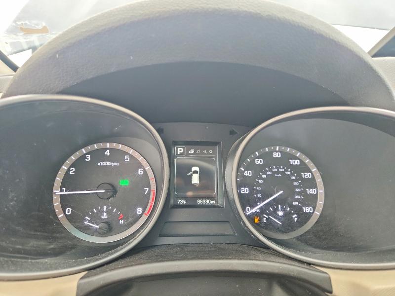 2017 Hyundai Santa fe VIN 5XYZU3LB6HG464300 COPART salvage auction — REAR END, Tx - Salvage Vehicle Title, sold $3,500 on 2026-07-28 (photo 9)
