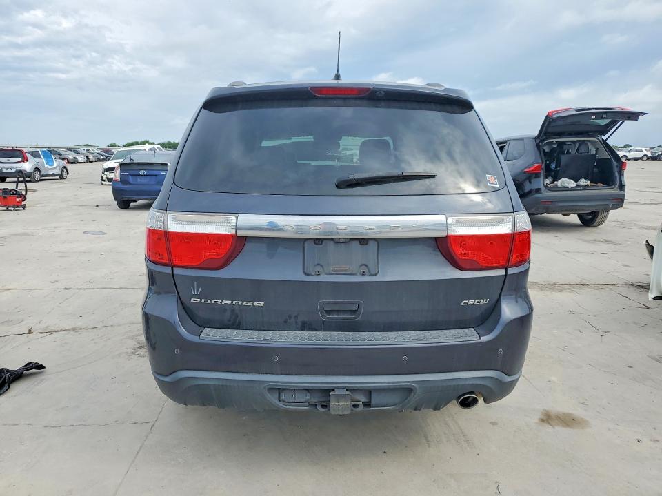 2013 Dodge Durango VIN 1C4RDHDG9DC508635 COPART salvage auction — FRONT END, Tx - Salvage Vehicle Title, sold $775 on 2026-07-02 (photo 6)