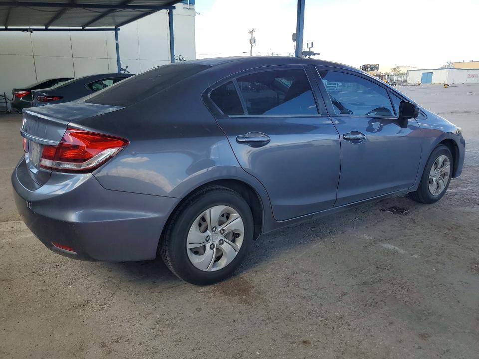 2015 Honda Civic VIN 2HGFB2F55FH520526 COPART salvage auction — SIDE, Nm - Cert Of Title-Salvage, sold $800 on 2026-07-24 (photo 3)