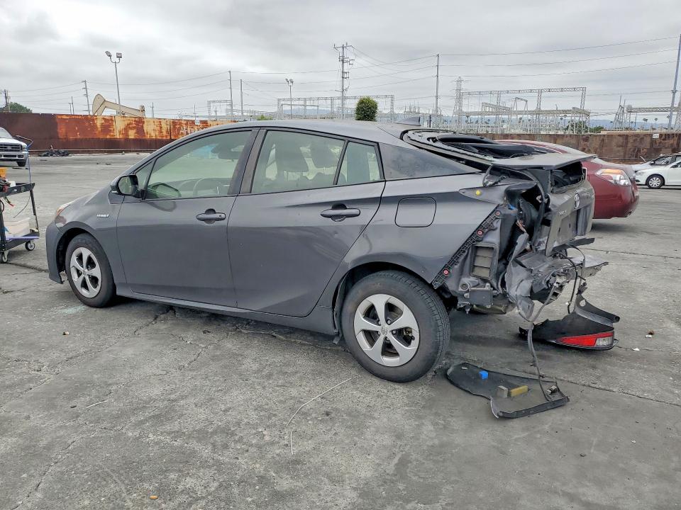 2018 Toyota Prius VIN JTDKARFU5J3065608 COPART salvage auction — REAR END, Ca - Salvage Certificate, sold $2,550 on 2026-07-08 (photo 2)