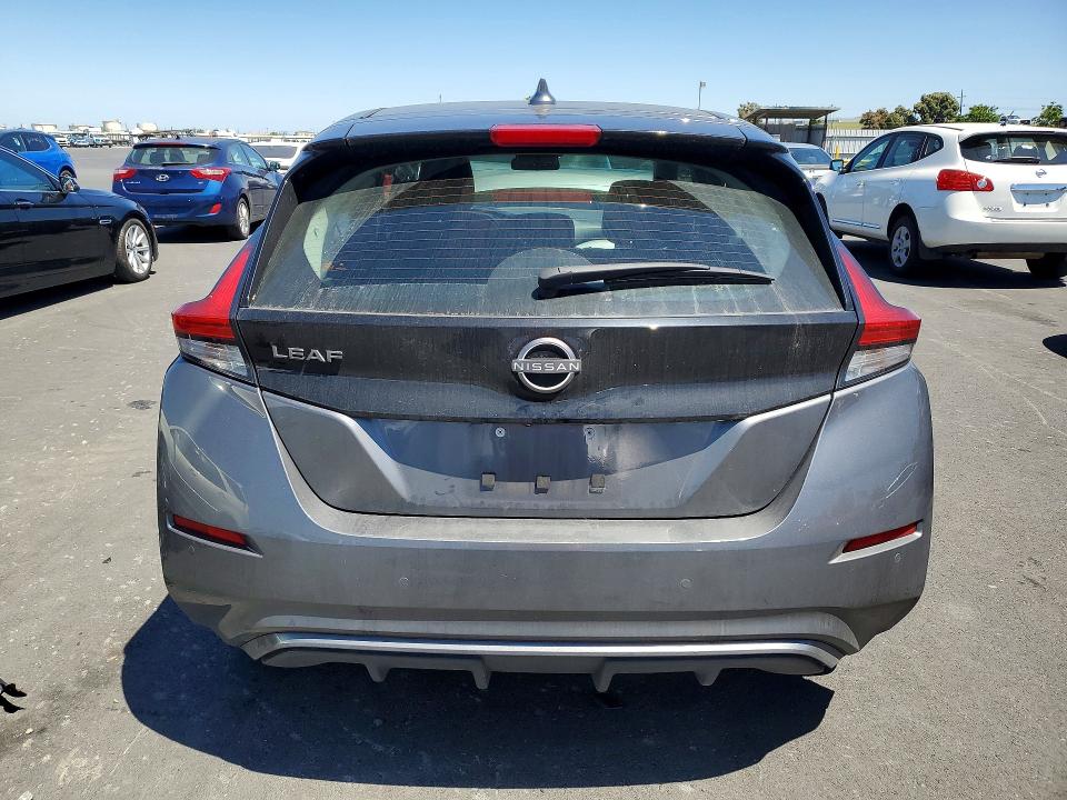 2025 Nissan Leaf VIN 1N4AZ1BV2SC550655 COPART salvage auction — FRONT END, Ca - Salvage Certificate, sold $825 on 2026-07-08 (photo 6)