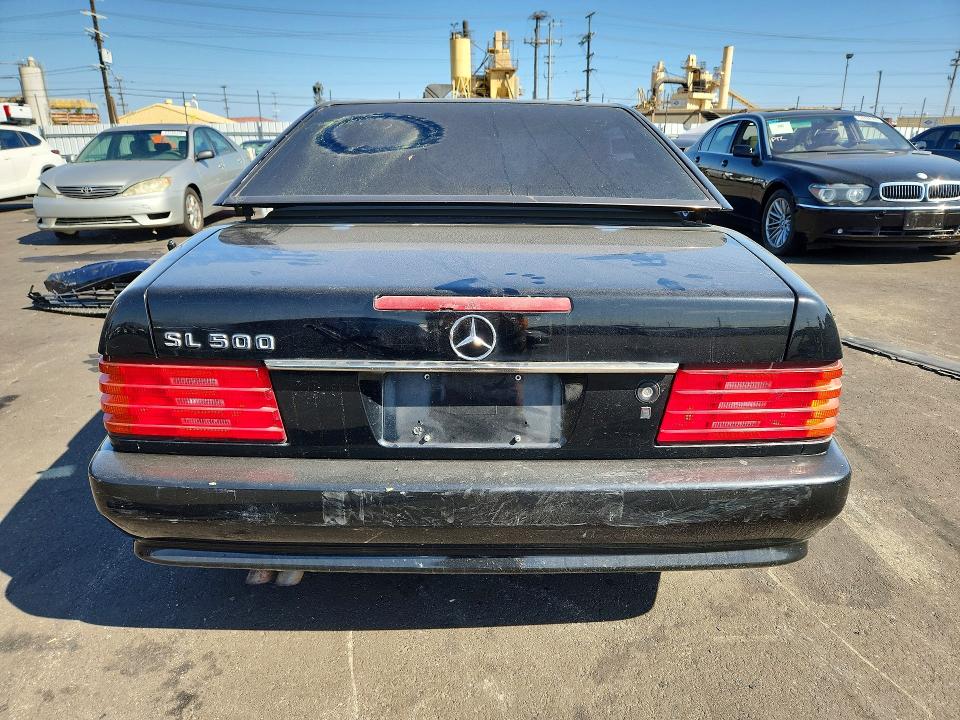 1991 Mercedes-benz Sl-klasse VIN WDBFA66E2MF018840 COPART salvage auction — FRONT END, Ca - Dis/Dlr/Exp Only Clean Title, sold $2,050 on 2026-07-06 (photo 6)
