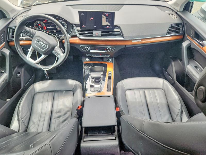 2021 Audi Q5 VIN WA1BAAFY0M2045002 COPART salvage auction — FRONT END, Salvage Title, sold $2,600 on 2026-07-24 (photo 8)