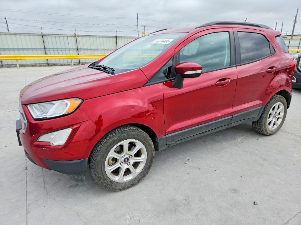 2019 Ford Ecosport VIN MAJ3S2GE1KC268874 COPART salvage auction — REAR END, Tx - Certificate Of Title, sold $2,550 on 2026-07-31 (photo 1)