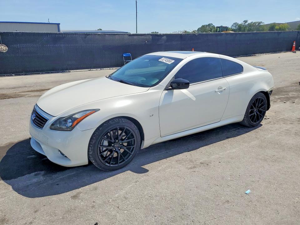 2015 Infiniti Q60 VIN JN1CV6EKXFM870189 COPART salvage auction — REAR END, Fl - Cert Of Title Slvg Rebuildable, sold $4,250 on 2026-07-09 (photo 1)