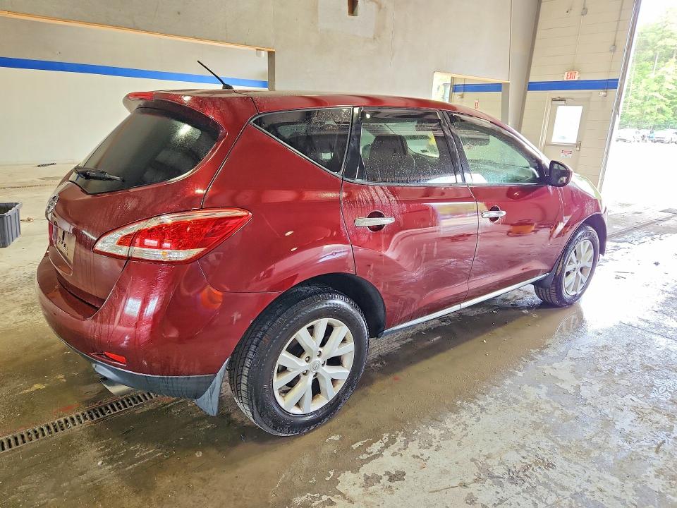 2012 Nissan Murano VIN JN8AZ1MW7CW213841 COPART salvage auction — FRONT END, Va - Certificate Of Title, sold $200 on 2026-07-02 (photo 3)