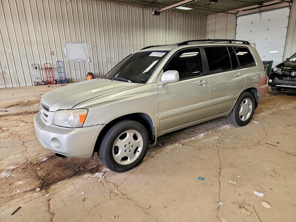 2006 Toyota Highlander VIN JTEDP21A960117290 COPART salvage auction — MINOR DENT/SCRATCHES, Wi - Certificate Of Title, sold $1,250 on 2026-07-06 (photo 1)