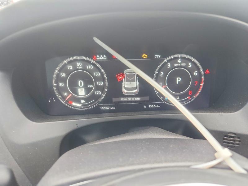 2019 Jaguar F-pace VIN SADCL2GX5KA353175 COPART salvage auction — NORMAL WEAR, WI - CERTIFICATE OF TITLE, sold $4,300 on 2026-07-30 (photo 9)