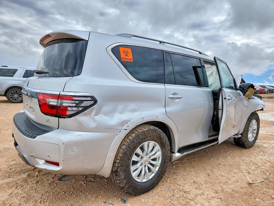 2022 Nissan VIN JN8AY2BC0N9162945 COPART salvage auction — FRONT END, Tx - Salvage Vehicle Title, sold $2,750 on 2026-07-22 (photo 3)