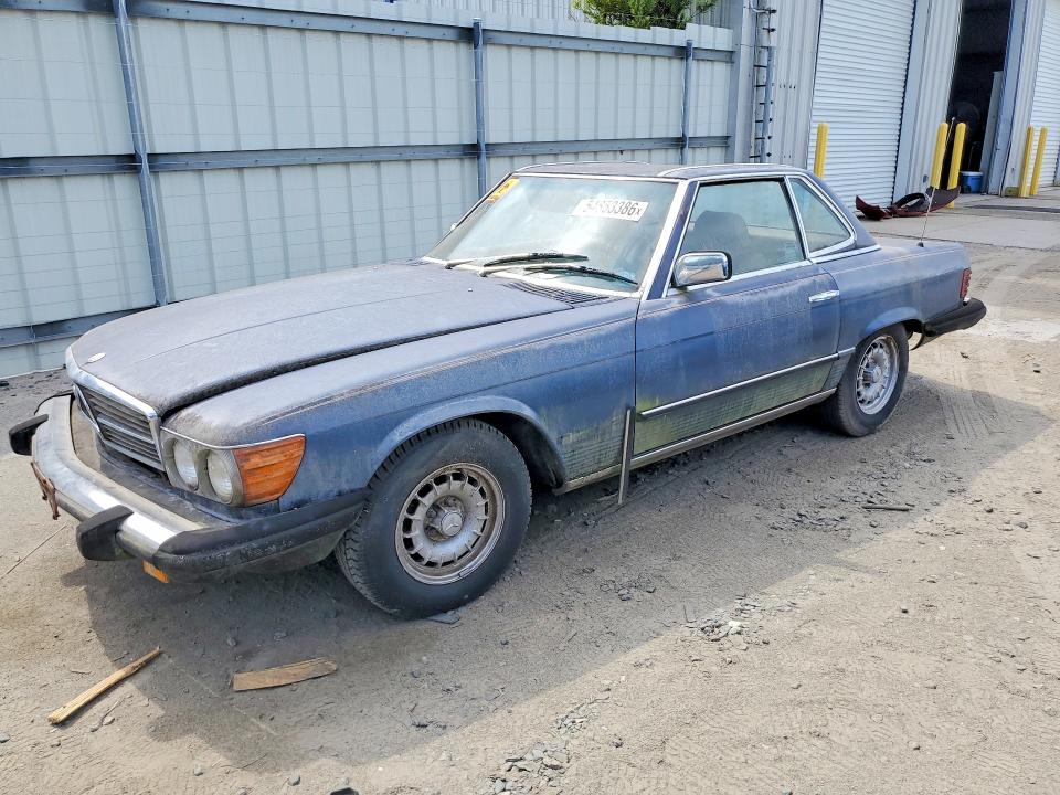 1984 Mercedes-benz 380 VIN WDBBA45A1EA011426 COPART salvage auction — MINOR DENT/SCRATCHES, Ga - Certificate Of Title (P), sold $2,750 on 2026-07-30 (photo 1)