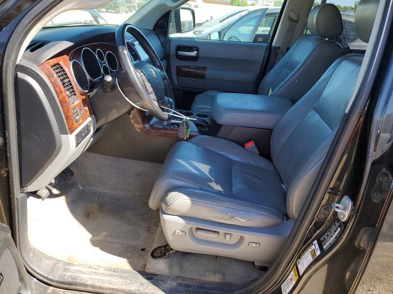 2008 Toyota Sequoia VIN 5TDBY68AX8S012280 COPART salvage auction — HAIL, Ia - Cert Of Title-Salvage Title, sold $800 on 2026-07-29 (photo 7)